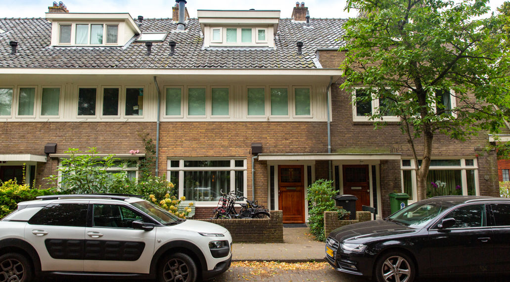 Tussenwoningen uit de jaren 30.